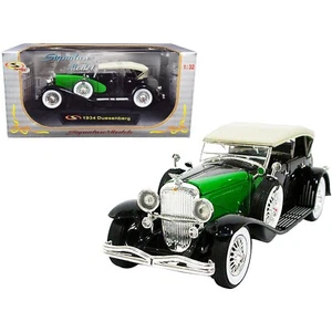 1934 Duesenberg, Black & Green 1:32 Scale - SIGNATURE MODELS - 32310 - Picture 1 of 3