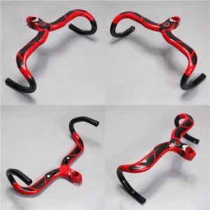 Road Bike Handlebar Lghtweight Carbon Fiber Lifting Body Bicycle Drop Bar - Picture 1 of 21