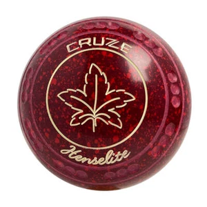 Henselite Cruze Lawn Bowls Size 2 Heavy Gripped - Ruby Rich AI5-19 - Picture 1 of 3