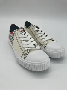 Zapatos para mujer Ohio State Buckeyes FOCO crema de caña baja de lona talla 8 - Imagen 1 de 8