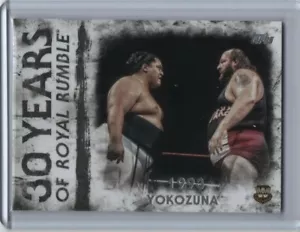 2018 Topps WWE Undisputed 30 Years of Royal Rumble #RR-4 Yokozuna - Picture 1 of 1