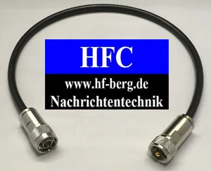 15 m Highflexx 7 konfektioniert mit UHF-Stecker / N-Stecker bis 2,4 GHz / 50 Ω - Picture 1 of 7