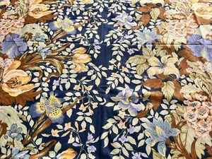 Schöner Vintage Waverly/Schumacher Siebdruck Stoff Soreau 3+ Yards - Bild 1 von 11