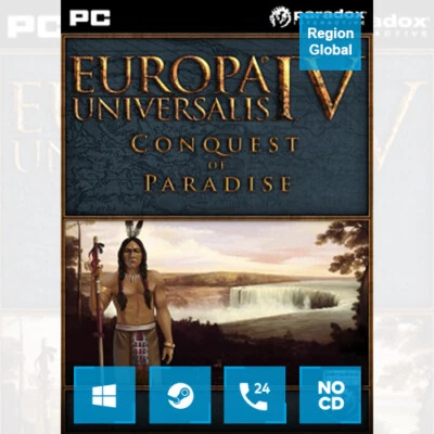Europa Universalis IV 4 Conquest of Paradise DLC PC Game Steam Key Region Free - Image 1 of 4
