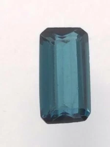 0.83CTW Loose Rectangular Step Cut Blue Tourmaline Gemstone (AP1076116) - Picture 1 of 3
