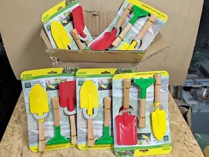 Restposten Sonderposten Posten Aktion 12x 3er SET Kinder Mini Gartengeräte - Bild 1 von 6