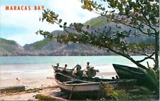 Postcard Trinidad West Indies - Marcas Bay - boat