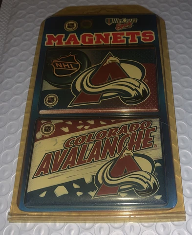 Wincraft Sports -Colorado Avalanche, Magnets/ Pack of Two (2) New/Sealed Cover