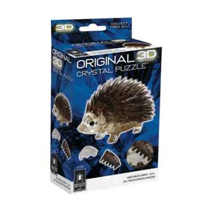 3D Crystal Puzzle: Hedgehog (brown) - Picture 1 of 1