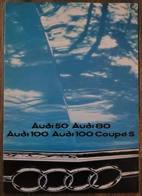 Audi 50/80/100/Coupe S (A) Brochure/Brochure/Folleto/Opuscolo/Broszura/Broschyr - Image 1 of 4