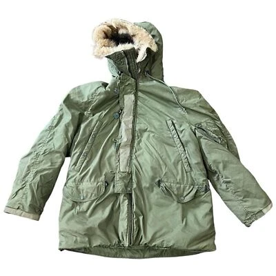 Chaqueta Parka Modificada De Colección Ejército de Estados Unidos N-3B N3B 1972 Guerra de Vietnam Talla X-Grande XL Foto 1 de 4