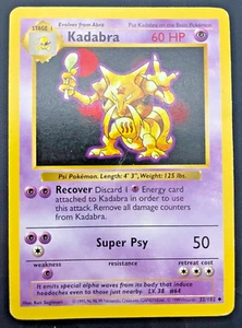 Kadabra NM/LP - Base Set, Shadowless - Pokemon TCG - Bild 1 von 2