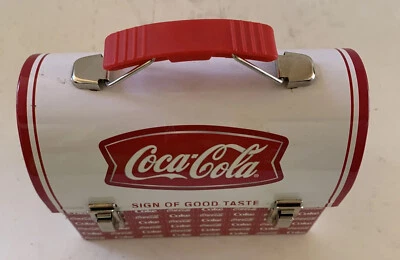 Coca-Cola Lunch Box Lunch Pail Tin The Sign Of Good Taste Tin Box Co. Collectibl - Image 1 of 4
