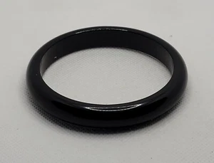 Ladies All Black Modernist Bangle Bracelet - Picture 1 of 5