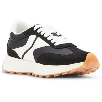 Steve Madden Women's Athletic Jogger Sneaker Size 10 Black/White - Image 1 of 4