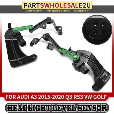 2x Rear Headlight Level Sensor for Audi A3 2015-2020 Volkswagen Golf 2015-2019 - Image 1 of 4