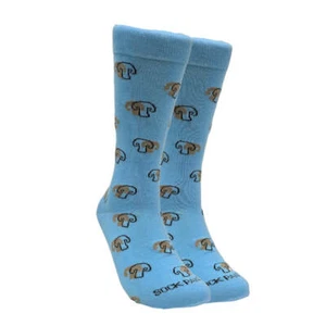 Mushroom Pattern Socks from the Sock Panda (Adult Large - Men's Shoe Sizes 8-12) - Picture 1 of 6