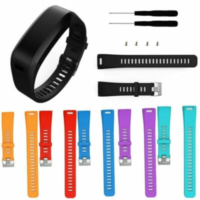 Sport Silikon Armband Uhrenarmband Für Garmin Vivosmart HR Uhr Strap mit Tool N - Bild 1 von 4