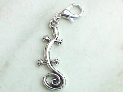 Charms Anhänger *GECKO Echse Charm Eidechse Salamander für Bettelarmband Kette - Bild 1 von 2