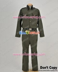 Full Metal Panic Cosplay Sousuke Sagara Kurz Weber Uniform Costume H008 - Picture 1 of 6