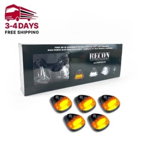 Recon 264143BKHP Smoked Cab Roof Light Lens For Ford 99-16 Superduty - Picture 1 of 14