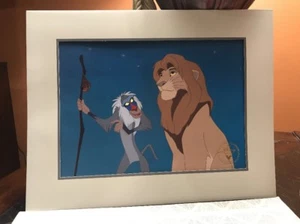 Litografía conmemorativa exclusiva de la tienda Disney 1995 de Walt Disney El Rey León - Imagen 1 de 11