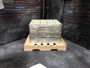 1:12 Scale Money Pallet Prop Diorama Action Figure Photography - Picture 1 of 3