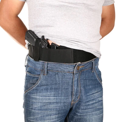 Tactical Concealed Carry Belly Band Holster Gun Pouch Holster Neoprene Wasitband - Image 1 of 4