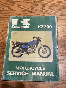 1977 77 Kawasaki KZ200 KZ 200 Service Repair Shop Manual 99931-541-01 OEM SW51B - Picture 1 of 9