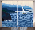 Adventure Curtains Sailboat on Water Outdoor