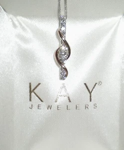 EVER US 14K Two-Tone 1/2ct Vertical Bar Diamond Necklace $ 1,299 ๐ KAY - Picture 1 of 24
