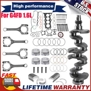 G4FD Engine Overhaul Rebuild Kit For Hyundai Kia Accent Rio 1.6L DOHC 2012-2016 - Picture 1 of 26