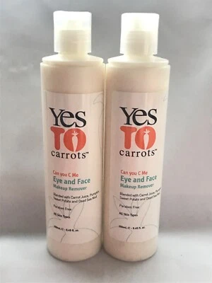 Yes To Carrots Can You C Me, Eye and Face Makeup Remover, 8.45 fl oz, Pack of 2 - Image 1 of 4