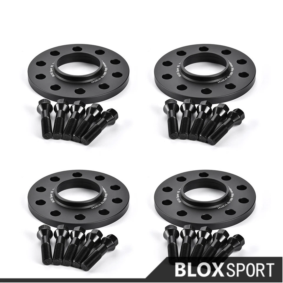 2 espaciadores de rueda 12mm + 2 15mm 5x4,75" para BMW E39 525i 540i Sport (5x120 CB74,1) Foto 1 de 4