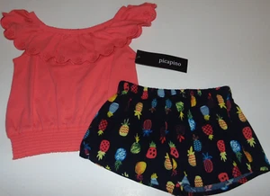 ~NWT Girls PICAPINO Pineapple Outfit! Size 6 Super Cute FS:)~ - Picture 1 of 2