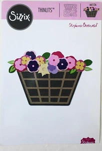 Sizzix Thinlits Flower Basket Stephanie Barnard 661126 10 Dies - Picture 1 of 2