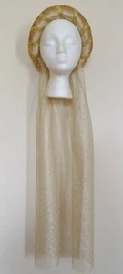 Gold Mittelalter Kopfschmuck, Maßanfertigung, wählen Sie Ihre Kopfgröße - Bild 1 von 1