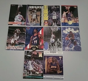 LOT 10 NBA CARDS KARL MALONE SKYBOX UD HOOPS FLEER UTAH JAZZ - Bild 1 von 4