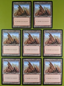 8 Mountain (Left) Tempest Playset Magic the Gathering MTG 8 - Picture 1 of 1