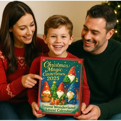 Gnome Wonderland Advent Calendar 2025 - Christmas Magic Gnome Advent Calendar - Image 1 of 4