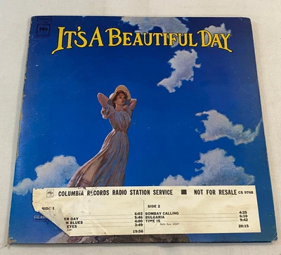 LP IT'S A BEAUTIFUL DAY CS 9768 RADIO STATION SERVICE PROMO JACKET VG+/EX VINYL - Image 1 of 4