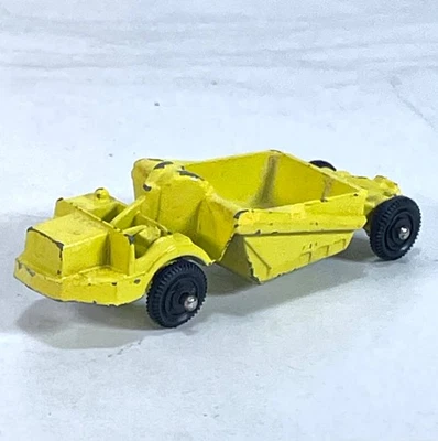 Camión de juguete vintage LOUIS MARX CO amarillo fundido a presión rascador de carretera niveladora Hong Kong Foto 1 de 4