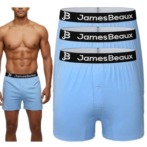 Confezione 3 Boxer Uomo Blu Erica 95% Bambù - Foto 1 di 8