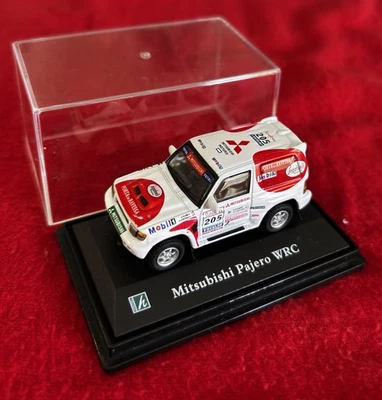 Modellino "Hongwell" auto Mitsubishi Pajero WRC, scala 1:43, ivrea sponsor. - Immagine 1 di 2