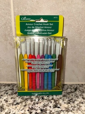 Juego de ganchos de ganchillo Clover Amour 3672 Foto 1 de 2