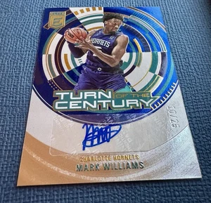2023-24 Donruss /25 Elite Turn of the Century Autograph Blue Mark Williams Auto - Picture 1 of 4