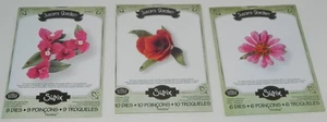 SET SUSAN'S GARDEN GAZANIA TULPE BOUGAINVILLEA 25 BLUMEN STANZSCHABLONEN GRIZZIX - Bild 1 von 4