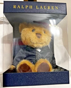 Ralph Lauren Düfte Bär L'OURS trägt einen schwarzen Smoking 6" Höhe Neu - Bild 1 von 5
