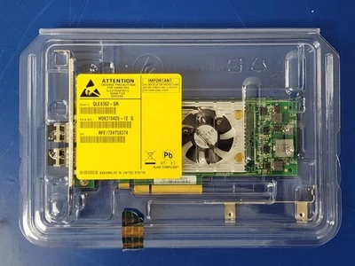 QLOGIC QLE8362-SR 10Gbps Ethernet PCIe 2.0 x8 network interface card - Image 1 of 4