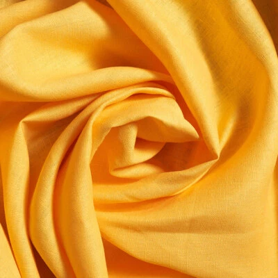 Yorkshire 6.7 oz Natural 100% Hypoallergenic Flax 58" Linen Fabric By The Yard - Image 1 of 2